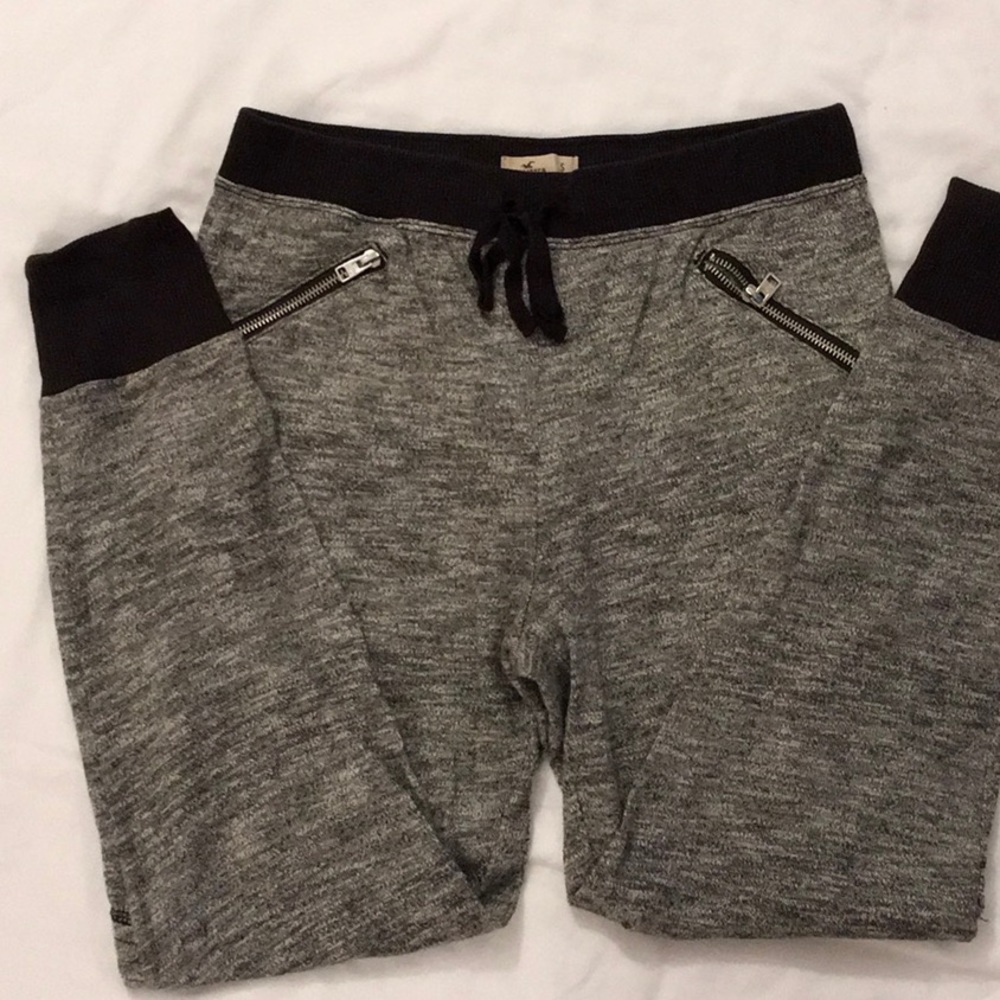 Grey and Black Joggers